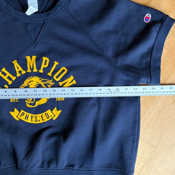 Champion Phys Ed SS Workout Gym Sweat-tee Sz L Vintage-vibe Collegiate NWOT - Picture 8 of 10